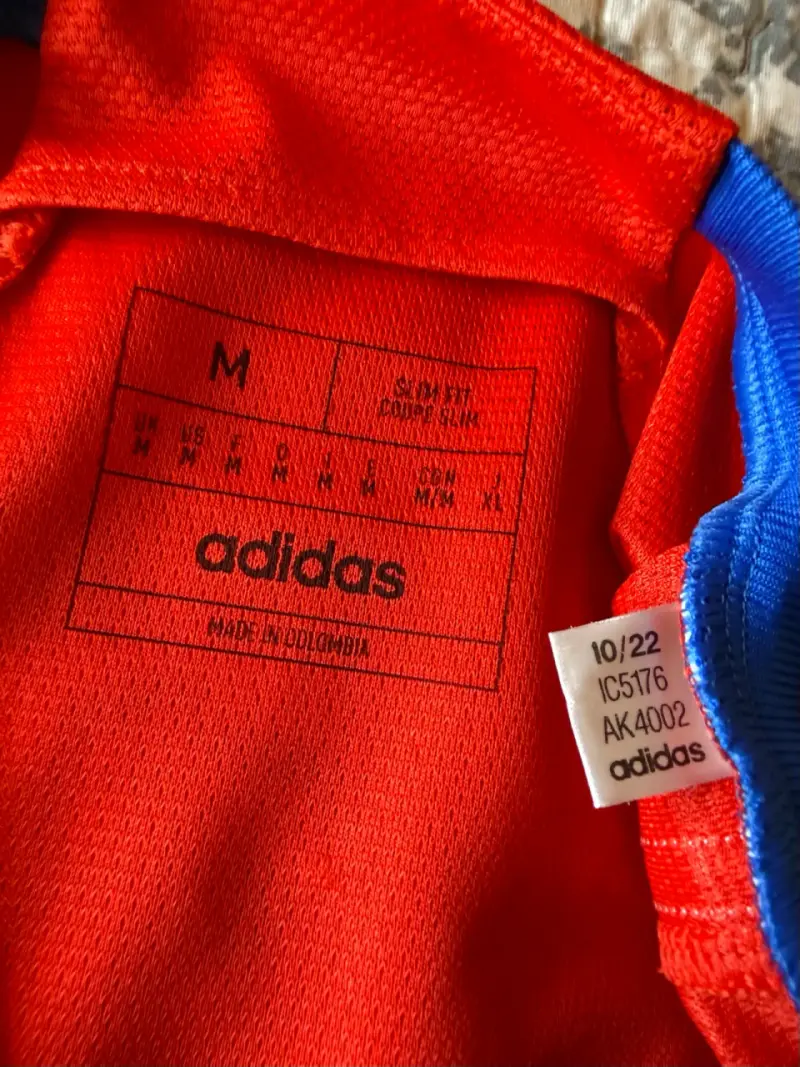 Camiseta roja selección chilena Adidas talla M - 3