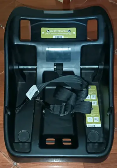 Coche de bebé con silla de auto gris - miniatura 6