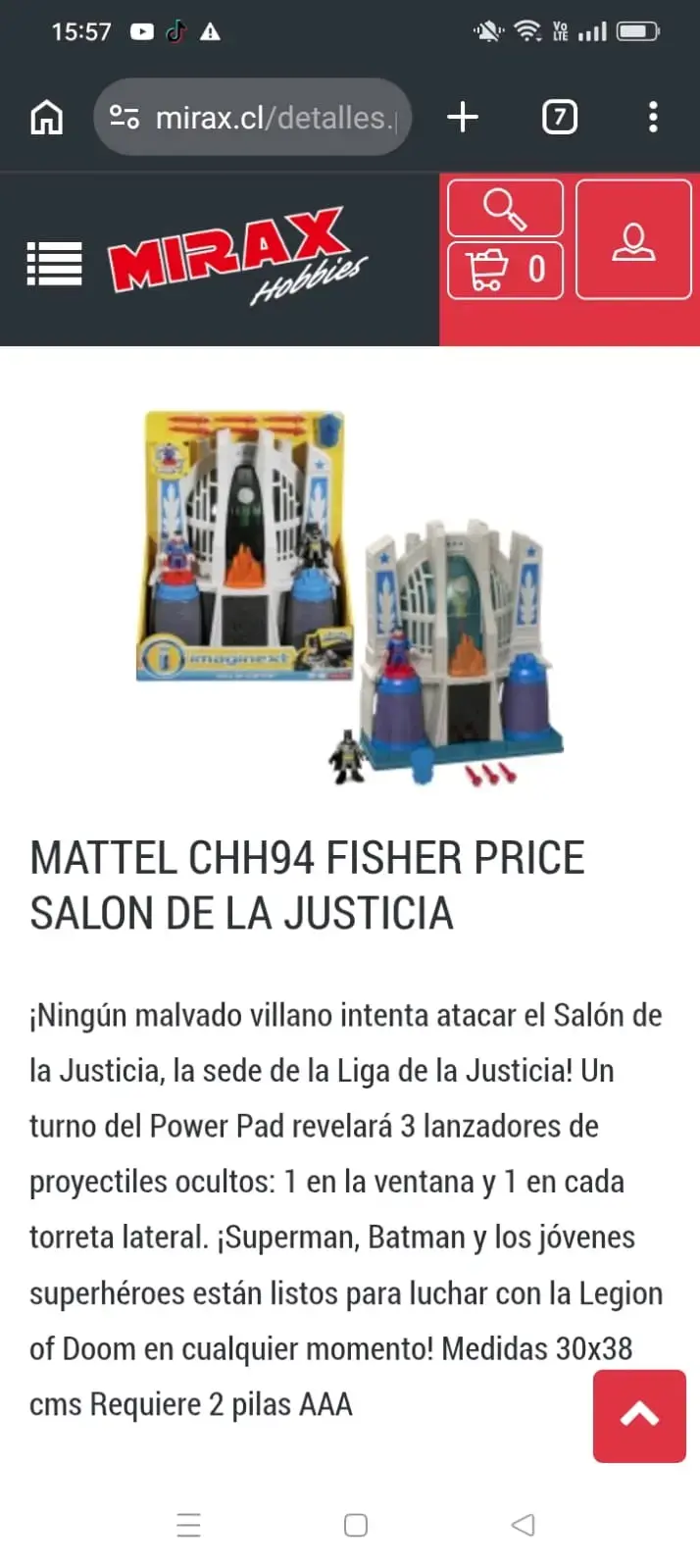 Mattel Fisher Price Salón de la Justicia