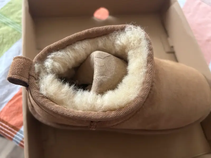 Botines de gamuza beige con plataforma - 2