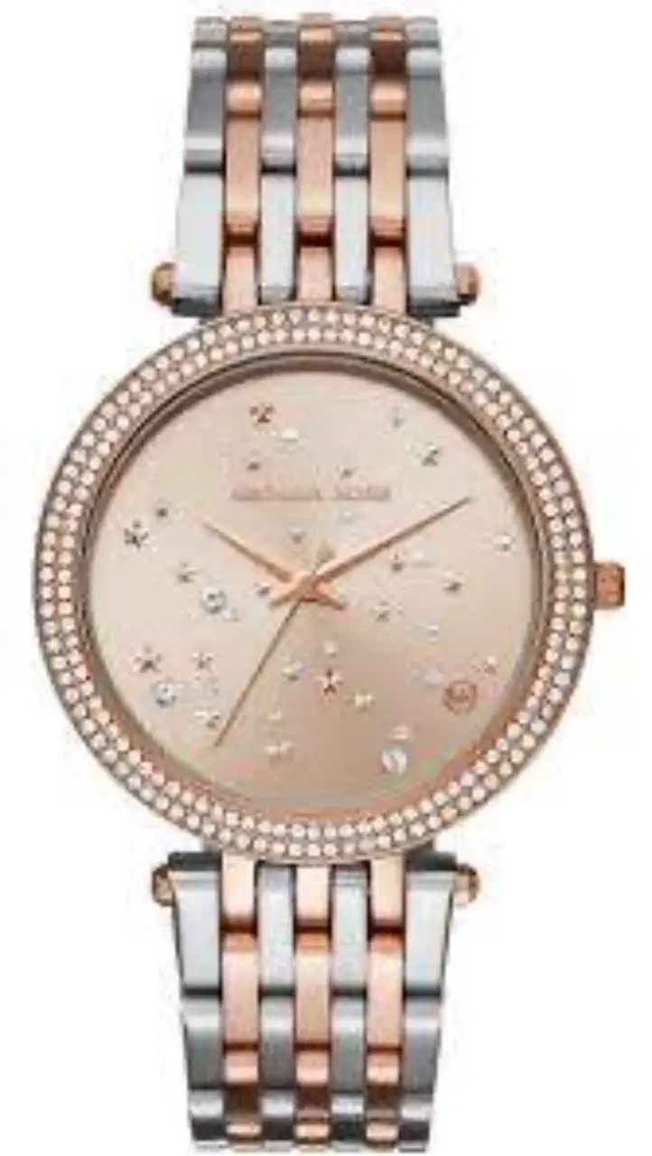 Reloj Michael Kors dorado con cristales - 1
