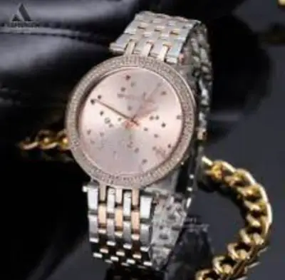 Reloj Michael Kors dorado con cristales - miniatura 2