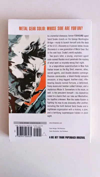 Novela 'Metal Gear Solid 2: Sons of Liberty' - miniatura 2