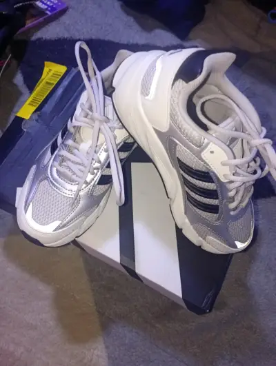 Zapatillas deportivas Adidas Cloudfoam grises - miniatura 2