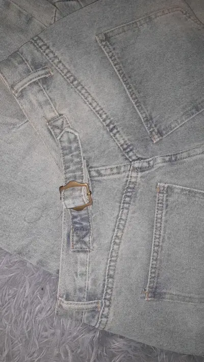 Jeans de mezclilla vintage para mujer - miniatura 3