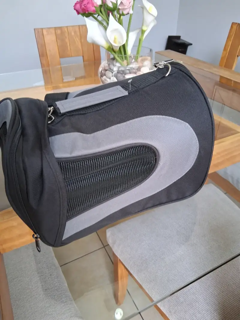 Transportadora para mascotas Maxpet gris - 2