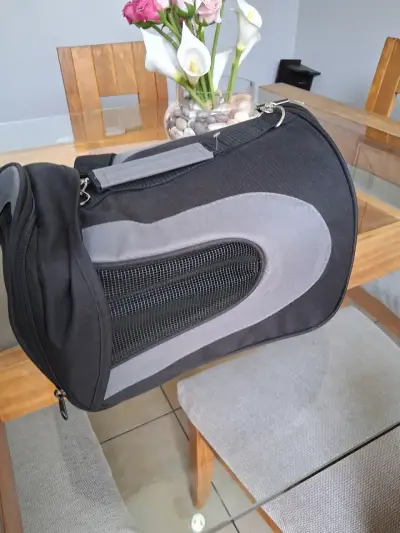 Transportadora para mascotas Maxpet gris - miniatura 2