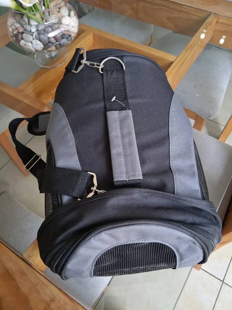 Transportadora para mascotas Maxpet gris - 3
