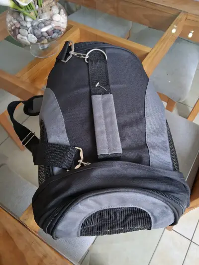 Transportadora para mascotas Maxpet gris - miniatura 3