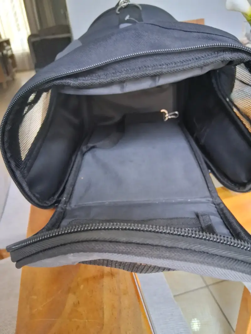Transportadora para mascotas Maxpet gris - 6