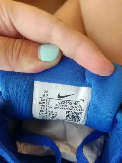 Zapatillas Nike SB Charge Suede azules - miniatura 4