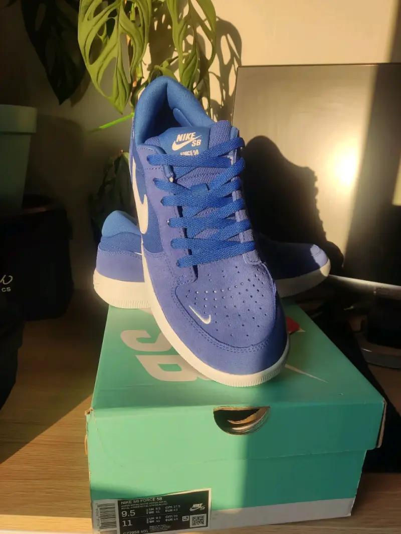 Zapatillas Nike SB Charge Suede azules - 6