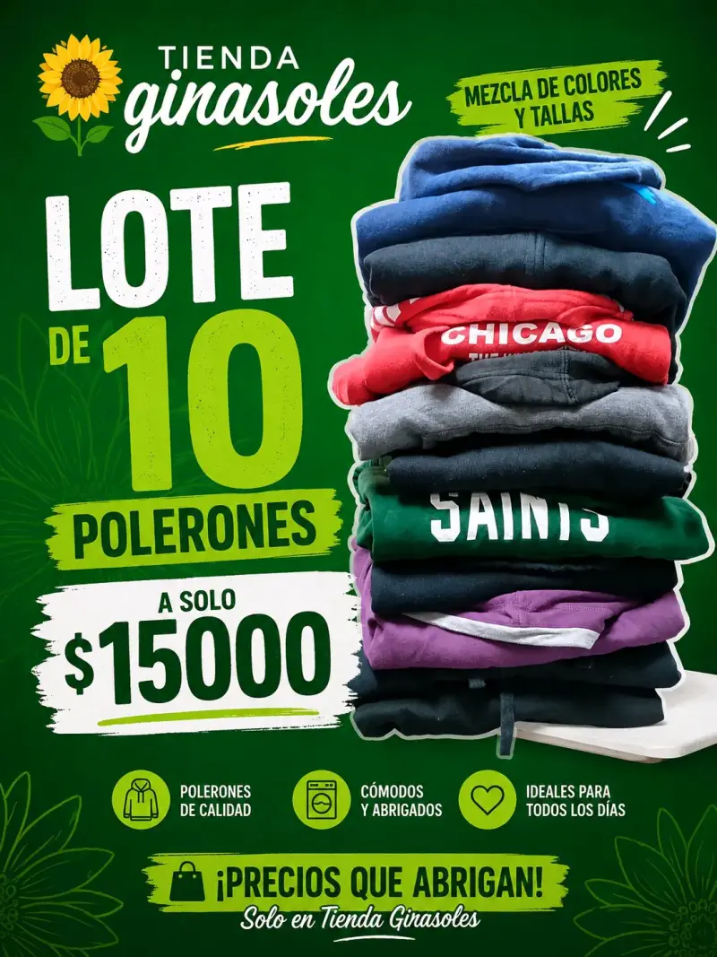 Lote de 10 polerones variados