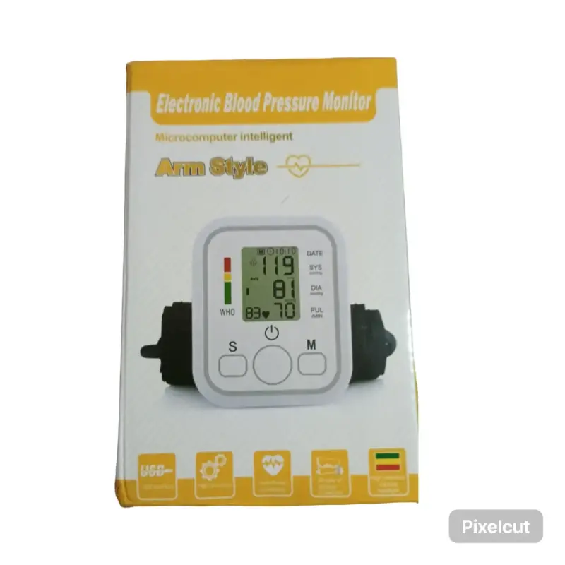 Monitor de presión arterial electrónico de brazo
