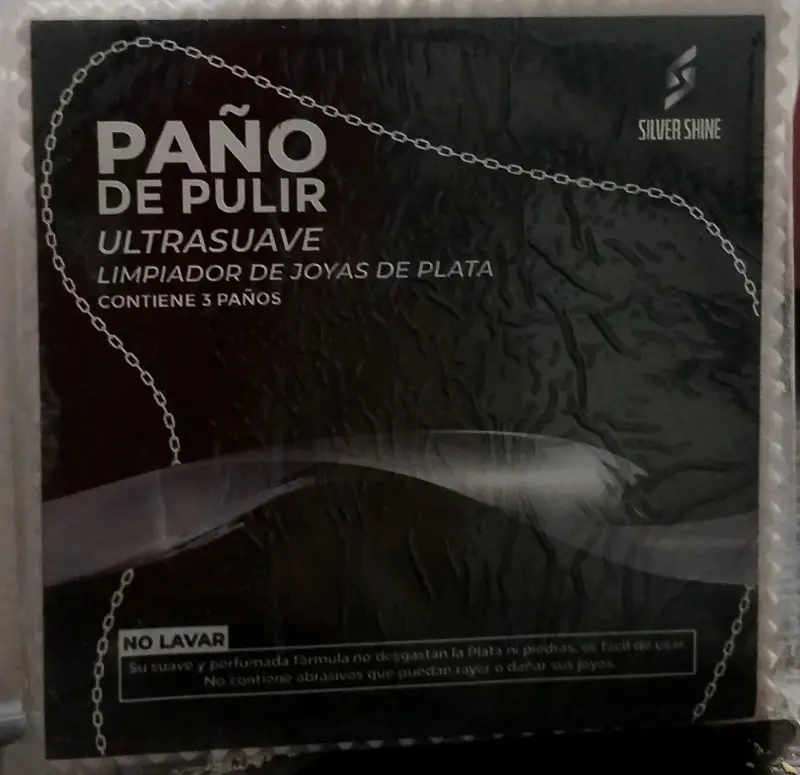 Paño de pulir ultrasuave para joyas de plata