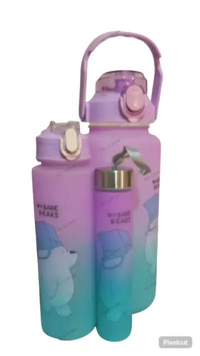 Set de botellas térmicas WeBabe Bears rosadas - miniatura 3
