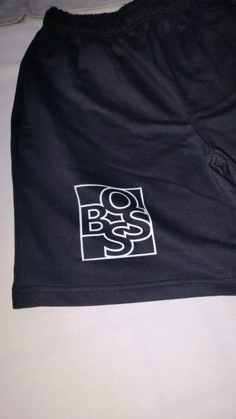 Conjunto deportivo Boss gris y negro talla S - 3