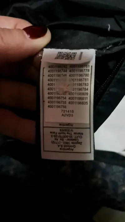 Chaqueta cortaviento The North Face negra - miniatura 3