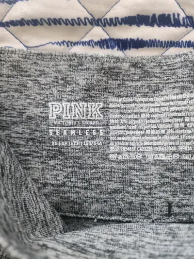 Leggings deportivos grises con diseño de malla - miniatura 4