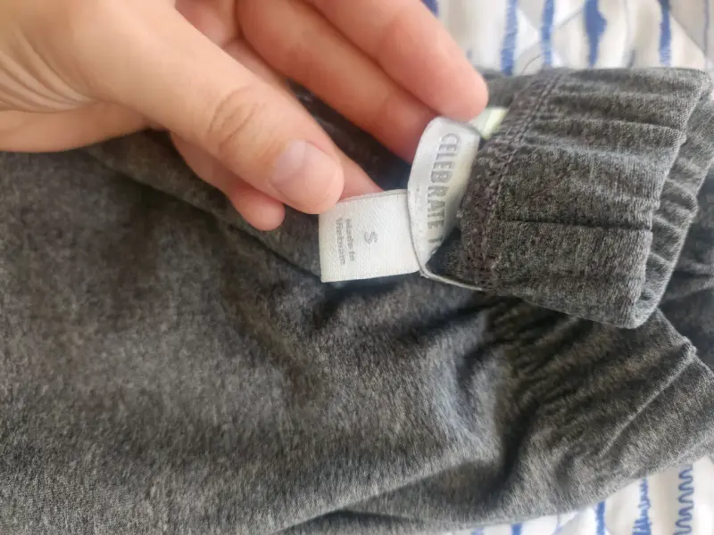Pantalones grises Celebrate Talla S - 1
