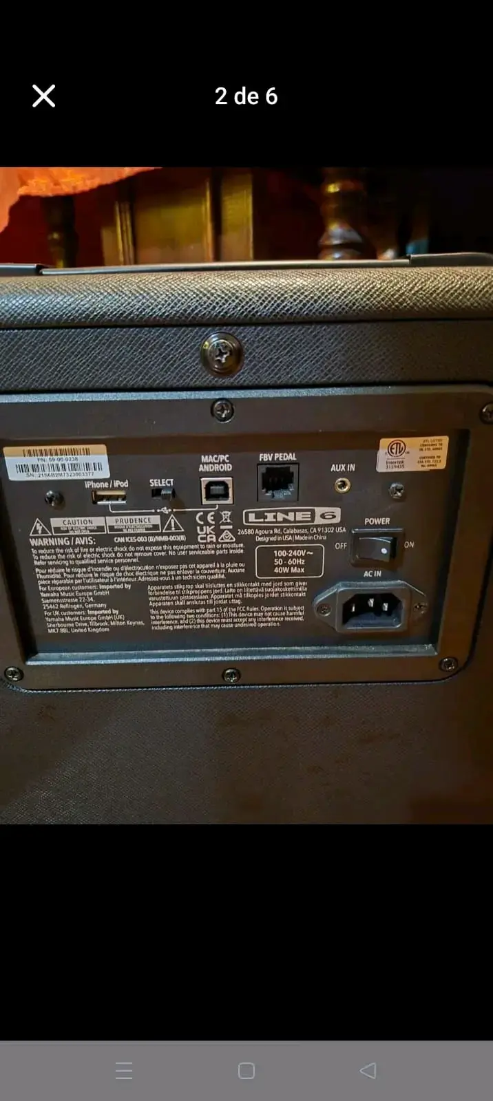 Amplificador Line 6 Spider V30 para guitarra - 4