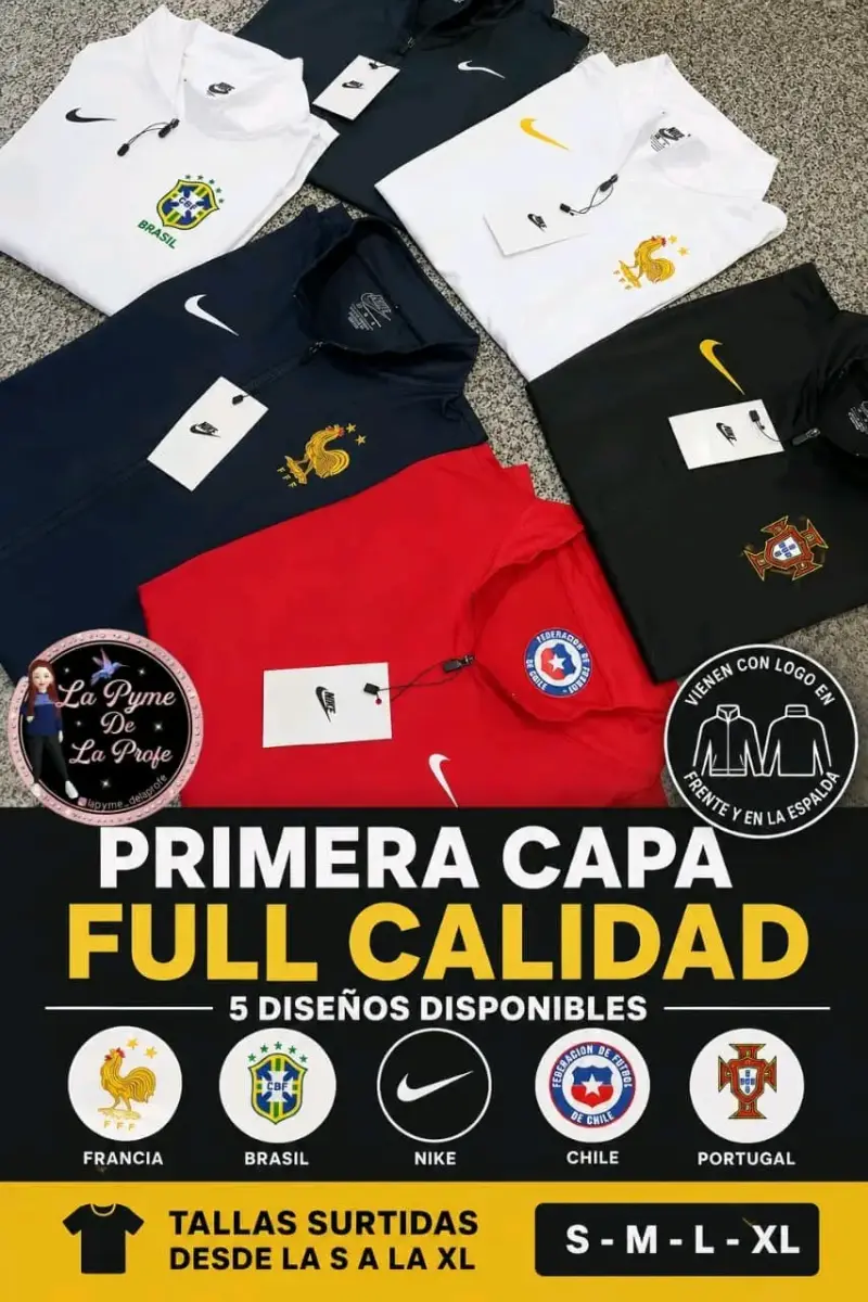 Primeras capas  Nike con logos de selecciones