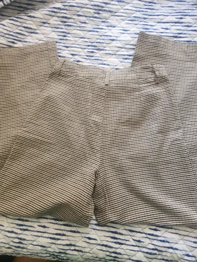 Pantalón de vestir a cuadros elegante - miniatura 2