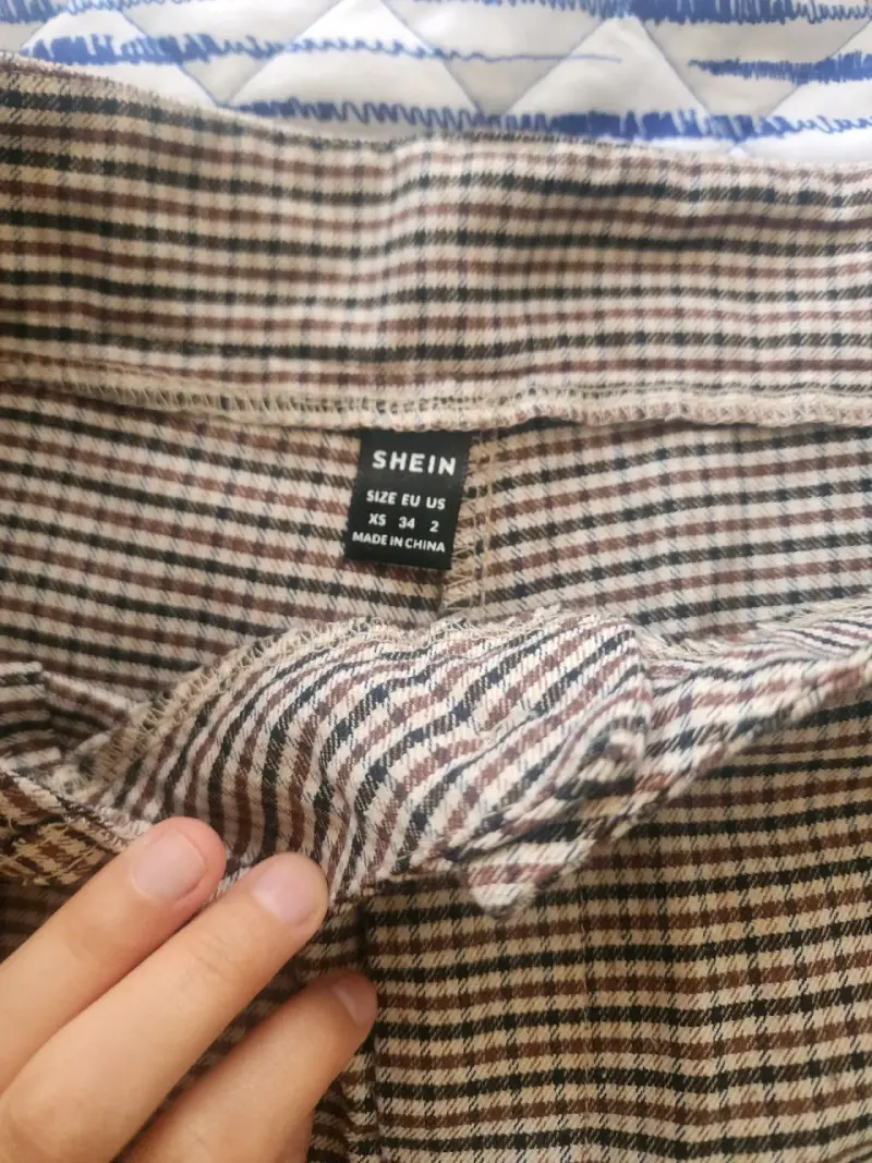 Pantalón de vestir a cuadros elegante - 3