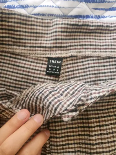 Pantalón de vestir a cuadros elegante - miniatura 3