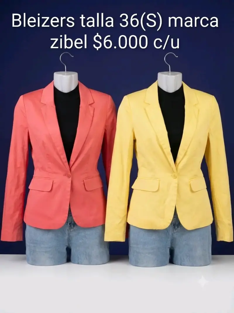 Blazers Zibel talla S en colores vibrantes