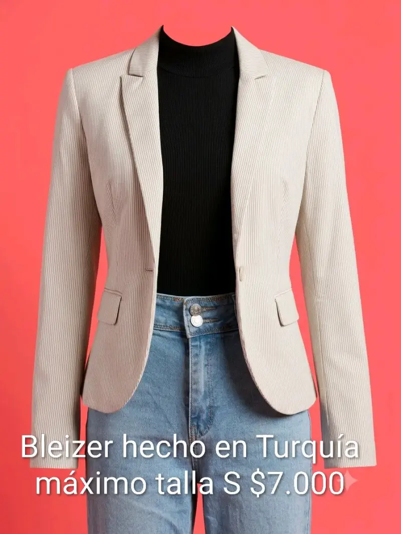 Blazer beige de mujer talla S