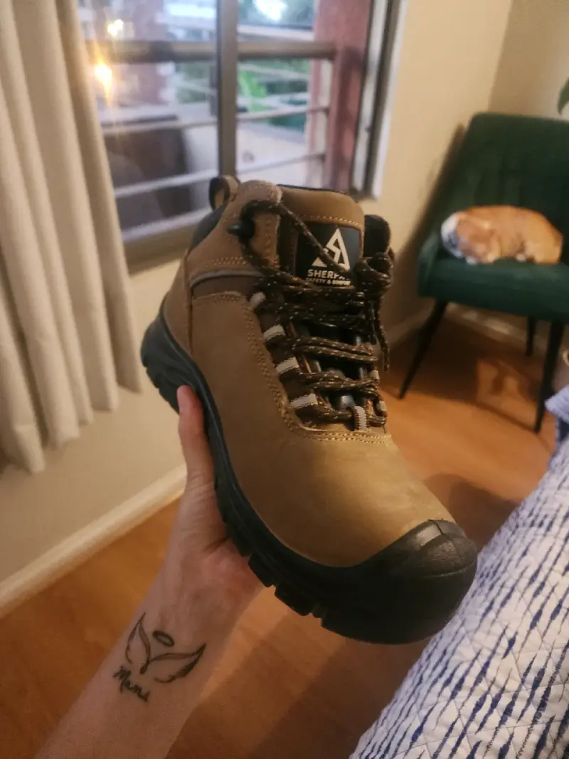 Botas de seguridad Anticlavo marrón - 2