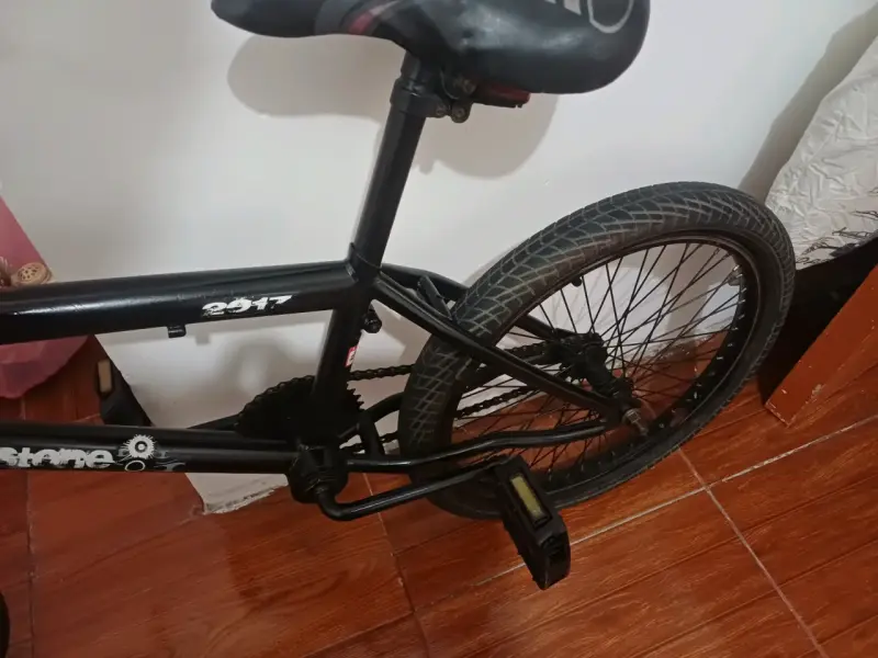 Bicicleta BMX rodado 20 negra - 5