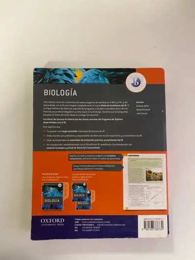Libro de Biología IB Oxford en español - miniatura 2