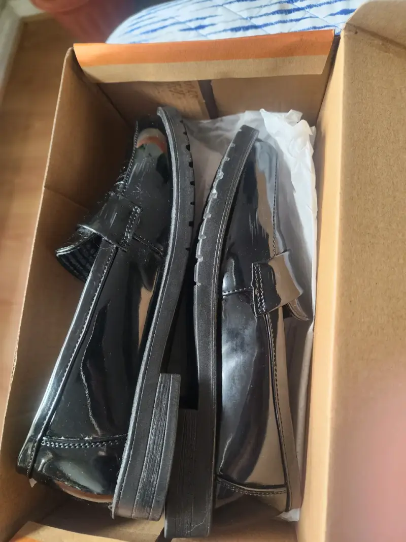 Mocasines de charol negros para hombre - 2