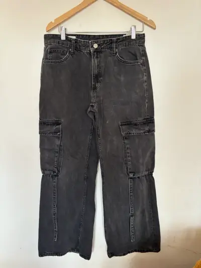 Jeans cargo Zara Talla 40 - miniatura 1