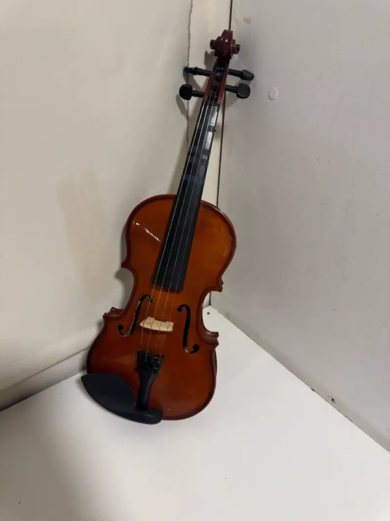 Violín clásico de madera en buen estado - 1