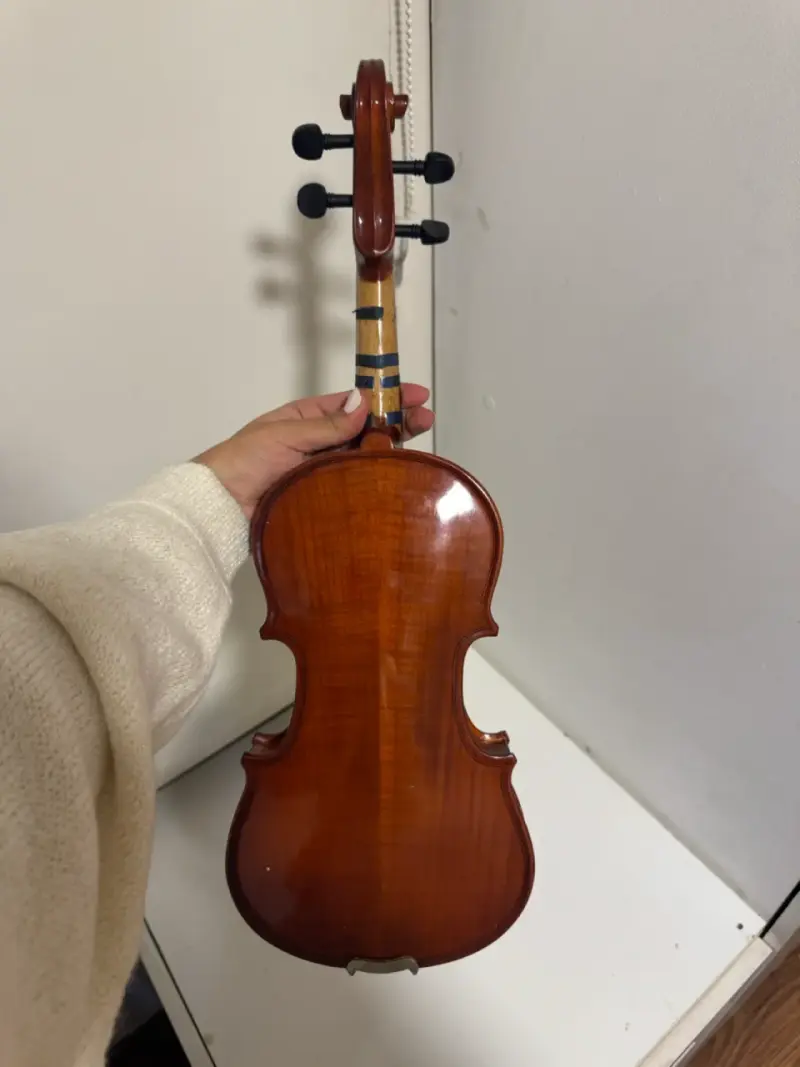Violín clásico de madera en buen estado - 3