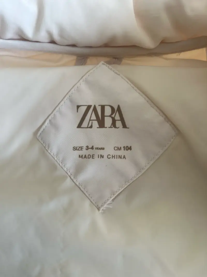 Chaqueta zara sin mangas 3-4 años - 3