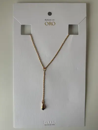 Pulsera dorada y collar Isadora - miniatura 2