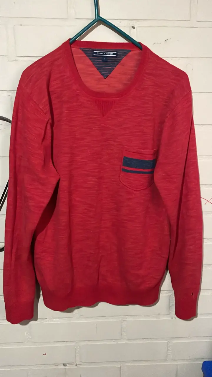 Suéter rojo Tommy Hilfiger para hombre - 2