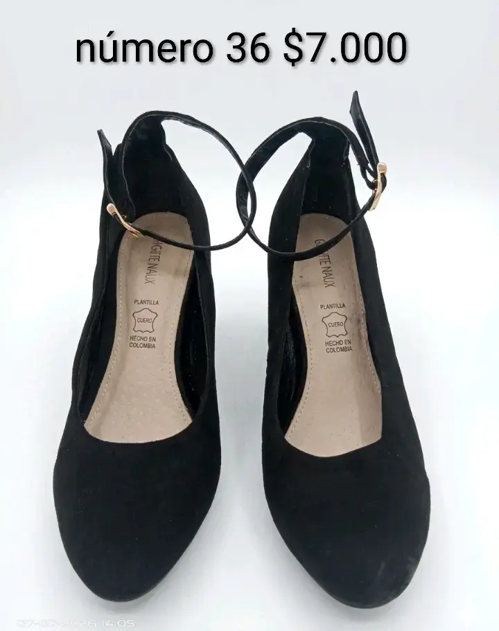 Zapatos de tacón negro talla 36 - 2