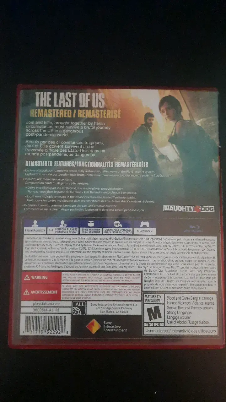 The Last of Us Remastered PS4 - 3
