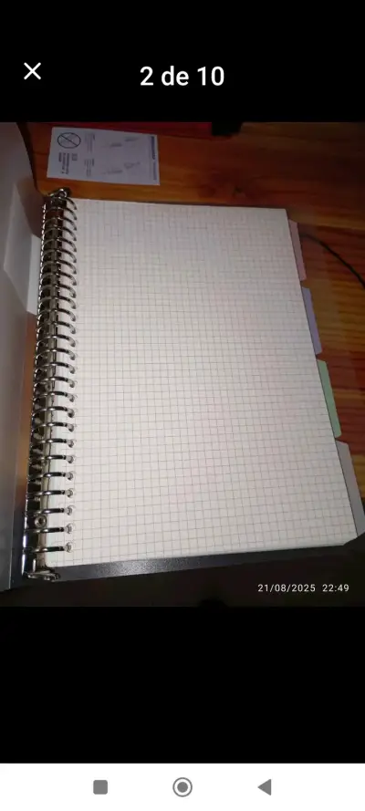 Cuaderno anillado con separadores - miniatura 4