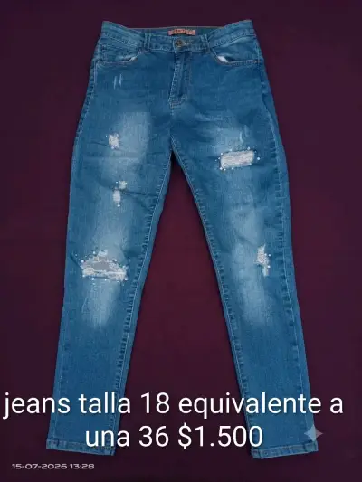 Falda pantalon ecocuero- shorts jeans- jeans - miniatura 5