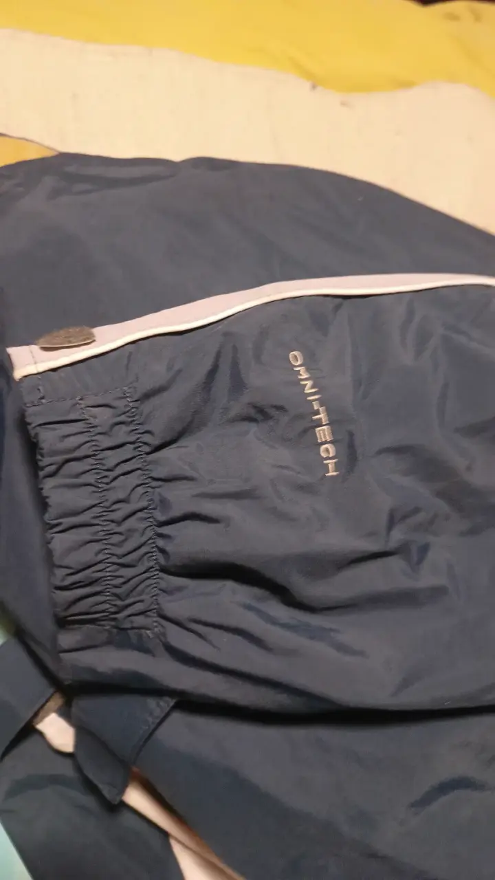 Chaqueta impermeable Omni-Tech azul - 1