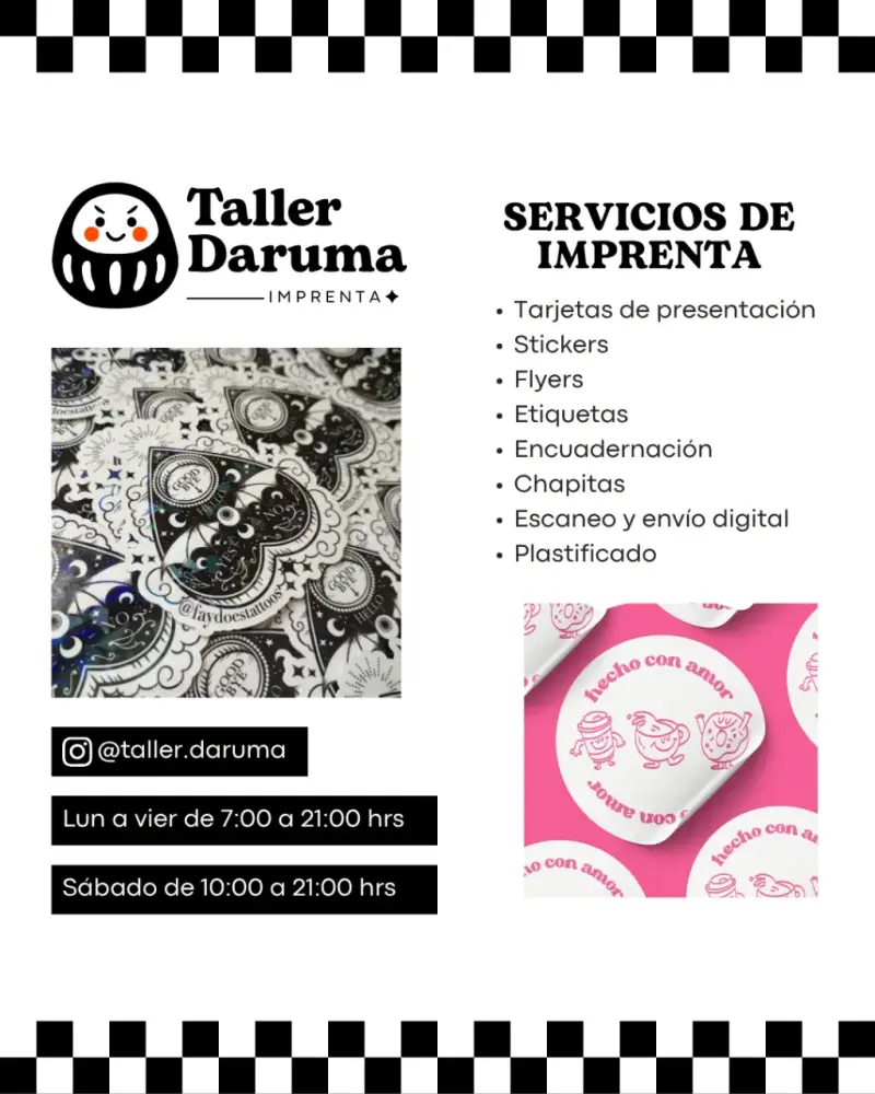 Servicios de imprenta