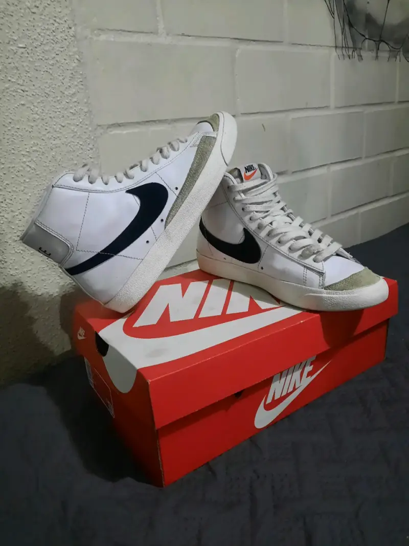 Zapatillas Nike Blazer Mid blancas - 2