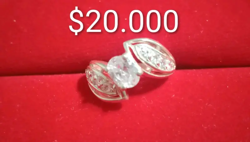 Anillos de plata con circonitas brillantes - 6
