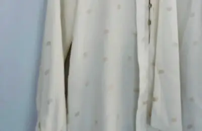 Blusa Mango talla xs blanca con lazo - miniatura 2